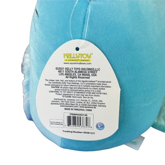 Squishmallows 8" Bara Beaver Soft Blue Fuzzy Belly Plush Kelly‎ Toy Stuffed Kids - Picture 6 of 6